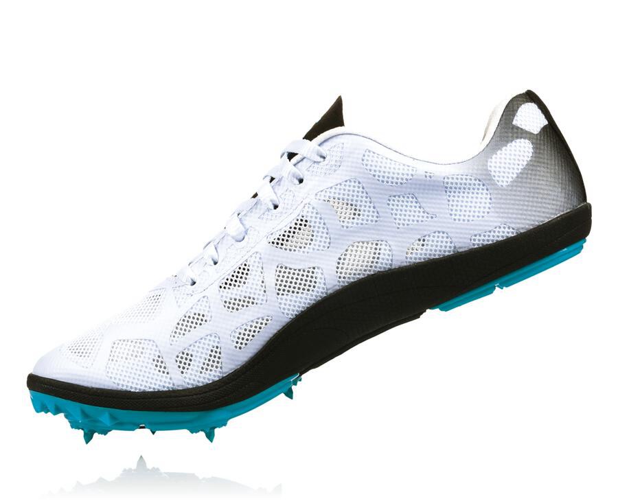 Spikes Atletismo Hoka One One Mujer Blancos - Rocket X - CEKW80135